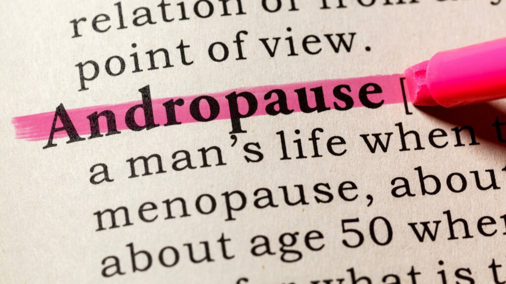 Andropause definition highlighted