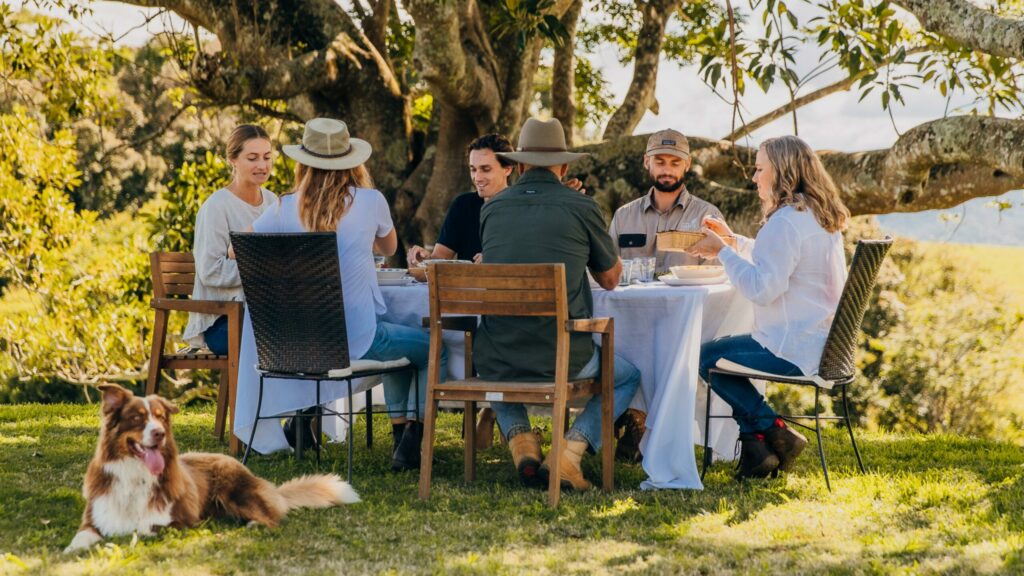 header image; family fig tree lunch