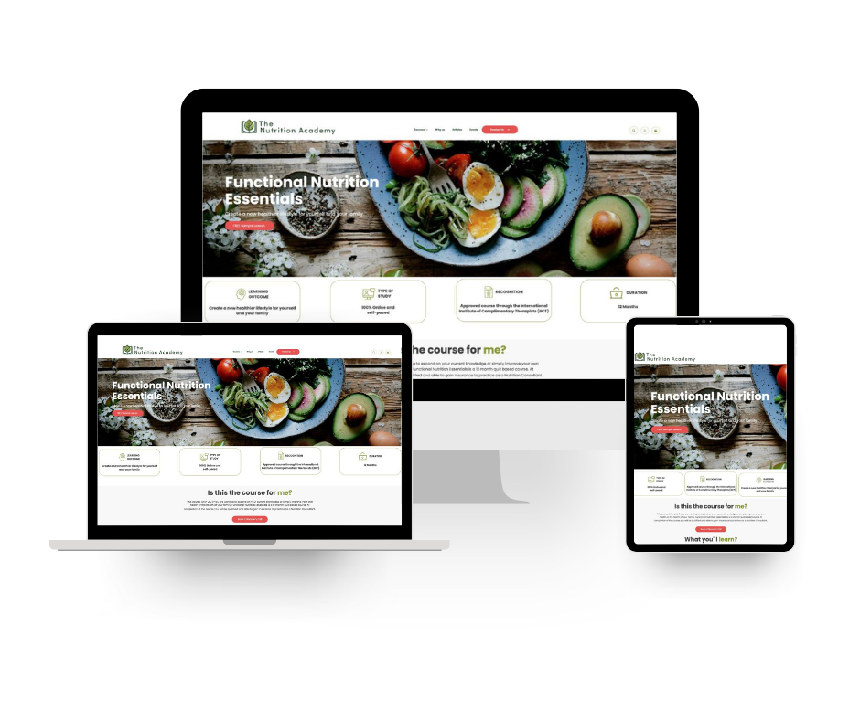 The Functional Nutrition Course can be done from anywhere