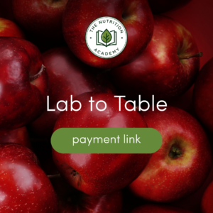 Lab to Table paperback
